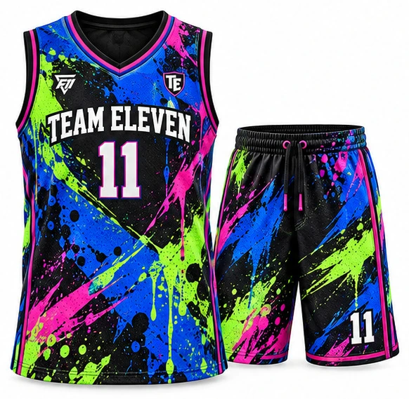 Colourful basketball kit from the Color & Motion collection