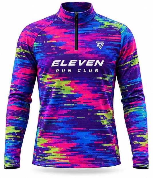 Glitch Running Top design concept