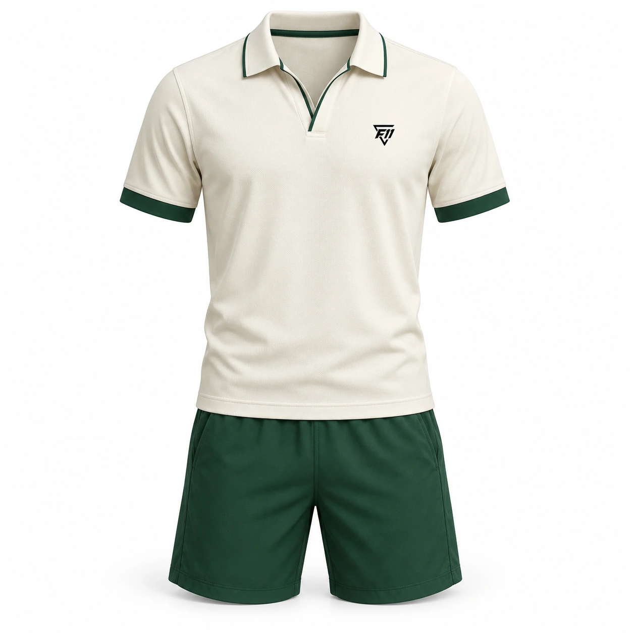 Ivory & Green Tennis Set design concept