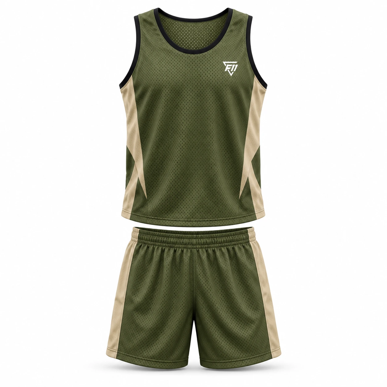 Olive & Sand Beach Volleyball Kit design concept