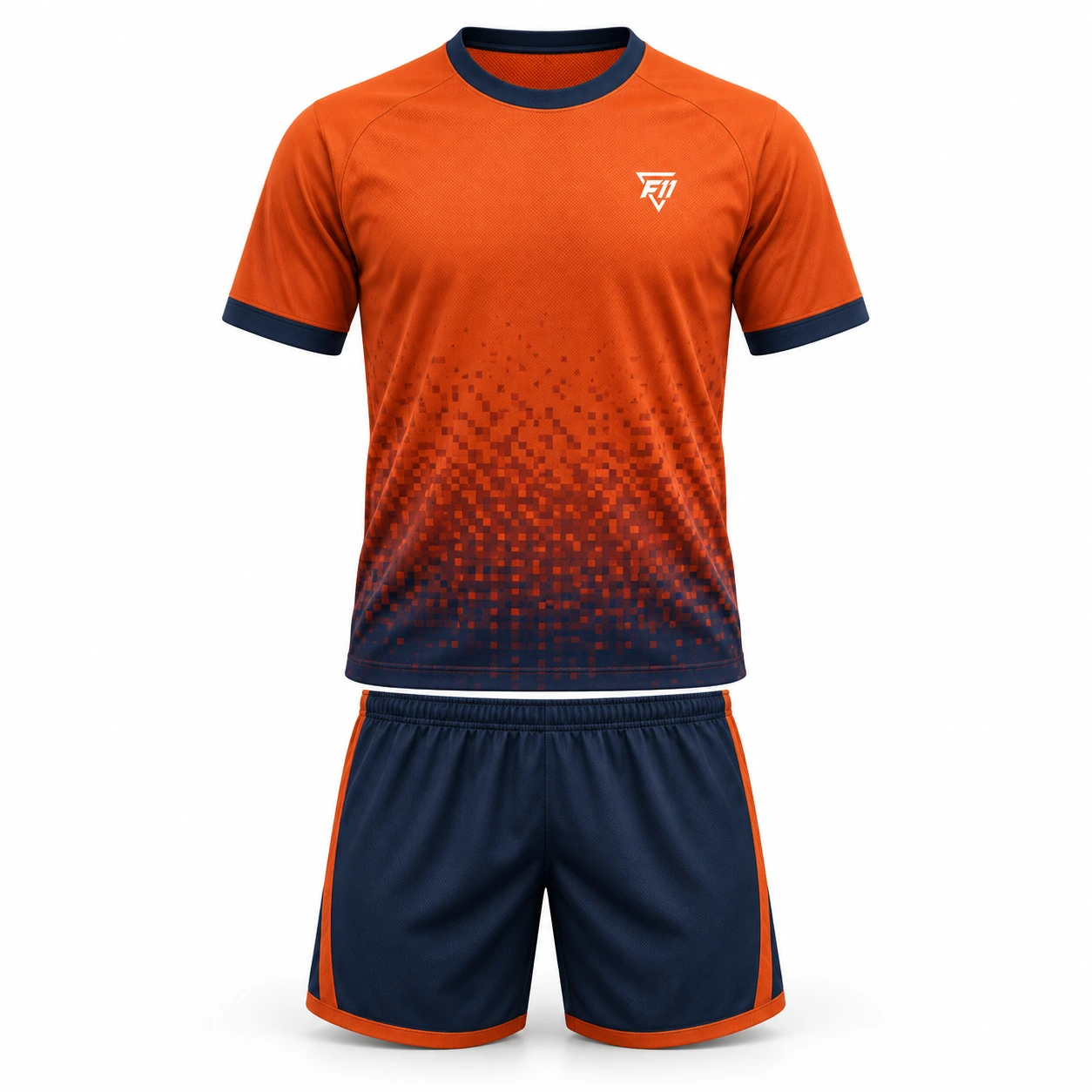 Orange & Navy Football Kit design concept