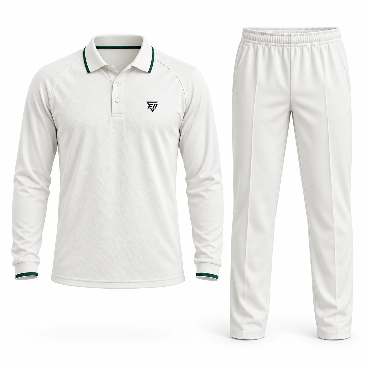 White Cricket Uniform design concept